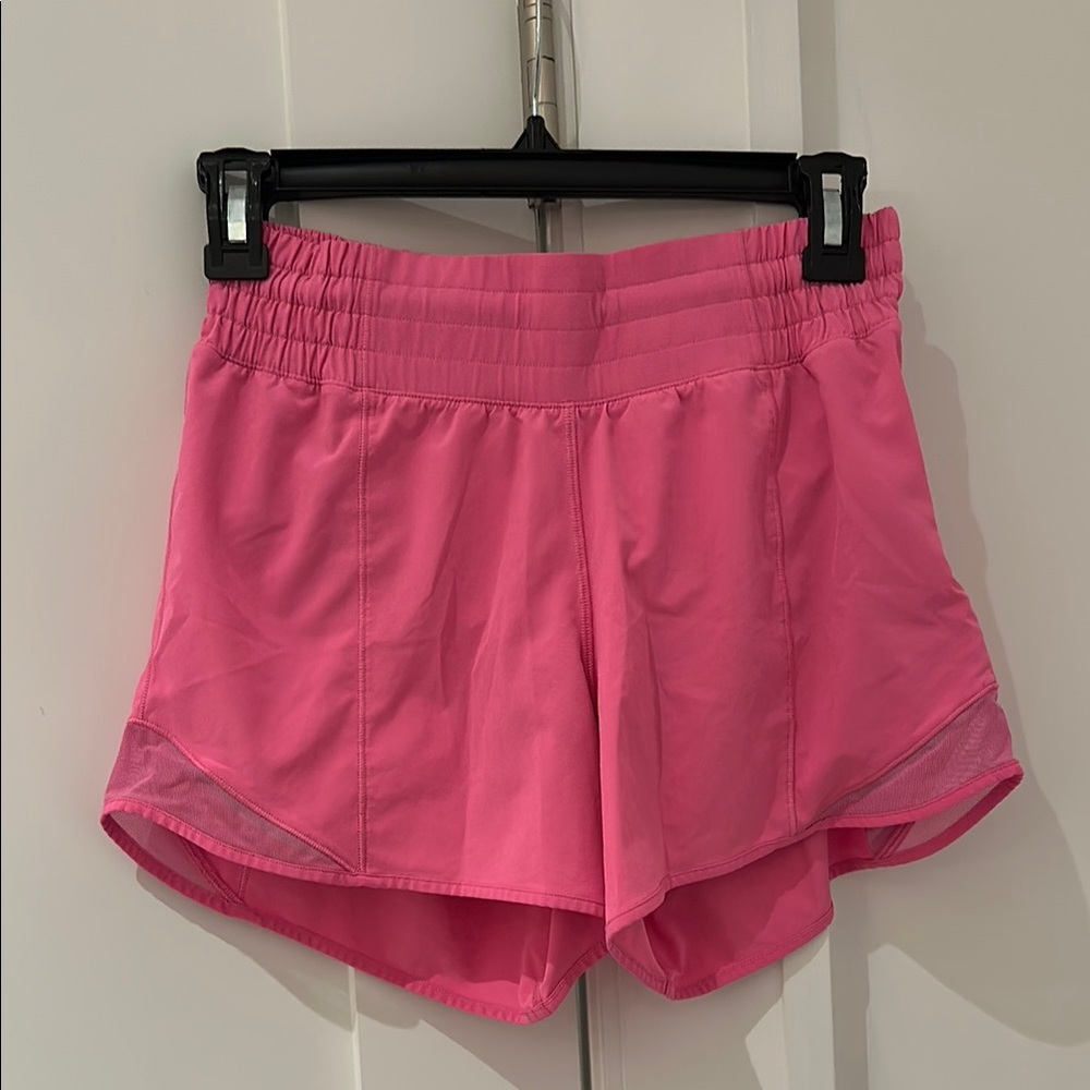 Lululemon Pink Hotty Hot High Rise Shorts